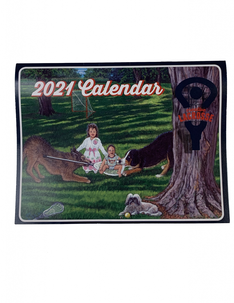 2021 Lacrosse Artwork Calendar Creative Lacrosse